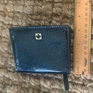 Blue black Glitter kate spade wallet ♠️